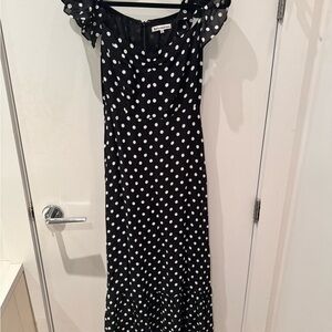Reformation Butterfly Polka Dot Dress